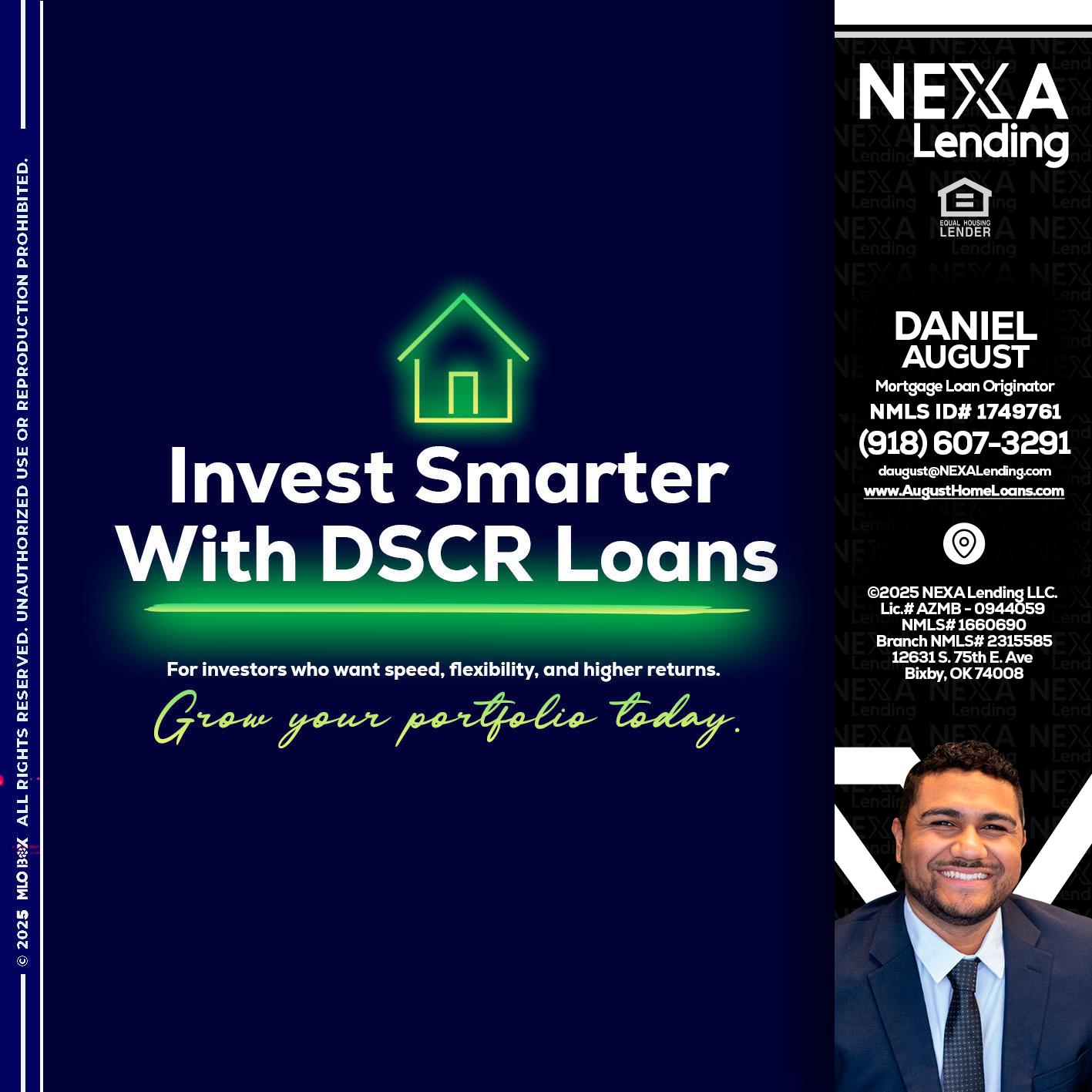 DSCR - Daniel August -Mortgage Loan Officer