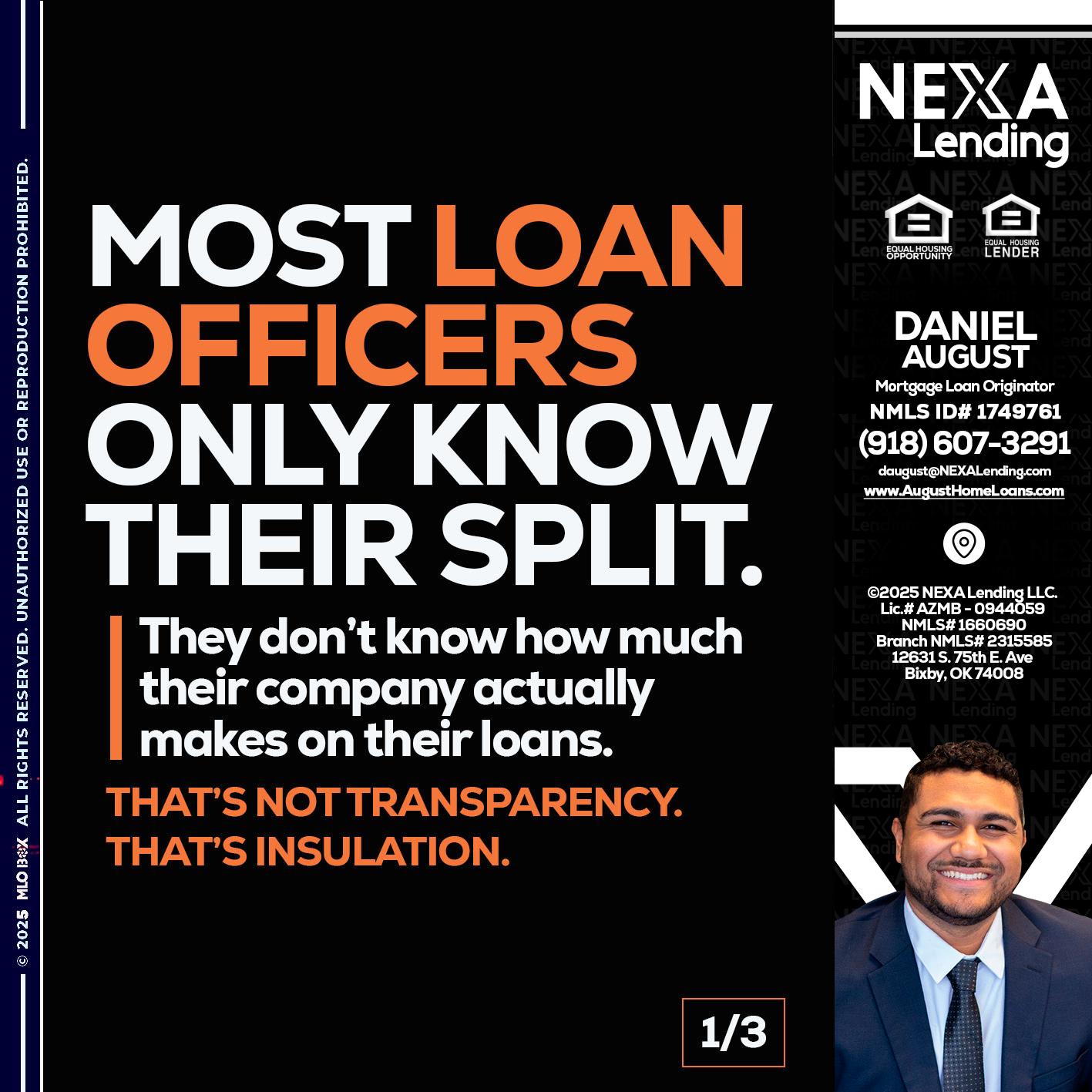 1 OF 3 - Daniel August -Mortgage Loan Officer