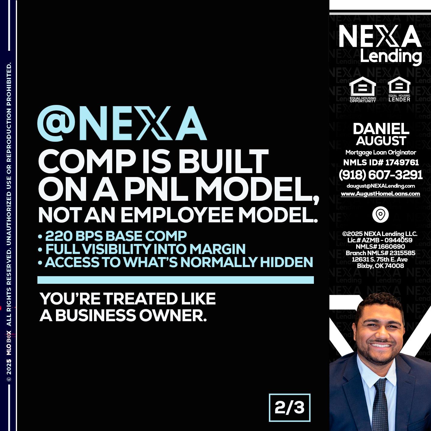 2 OF 3 - Daniel August -Mortgage Loan Officer