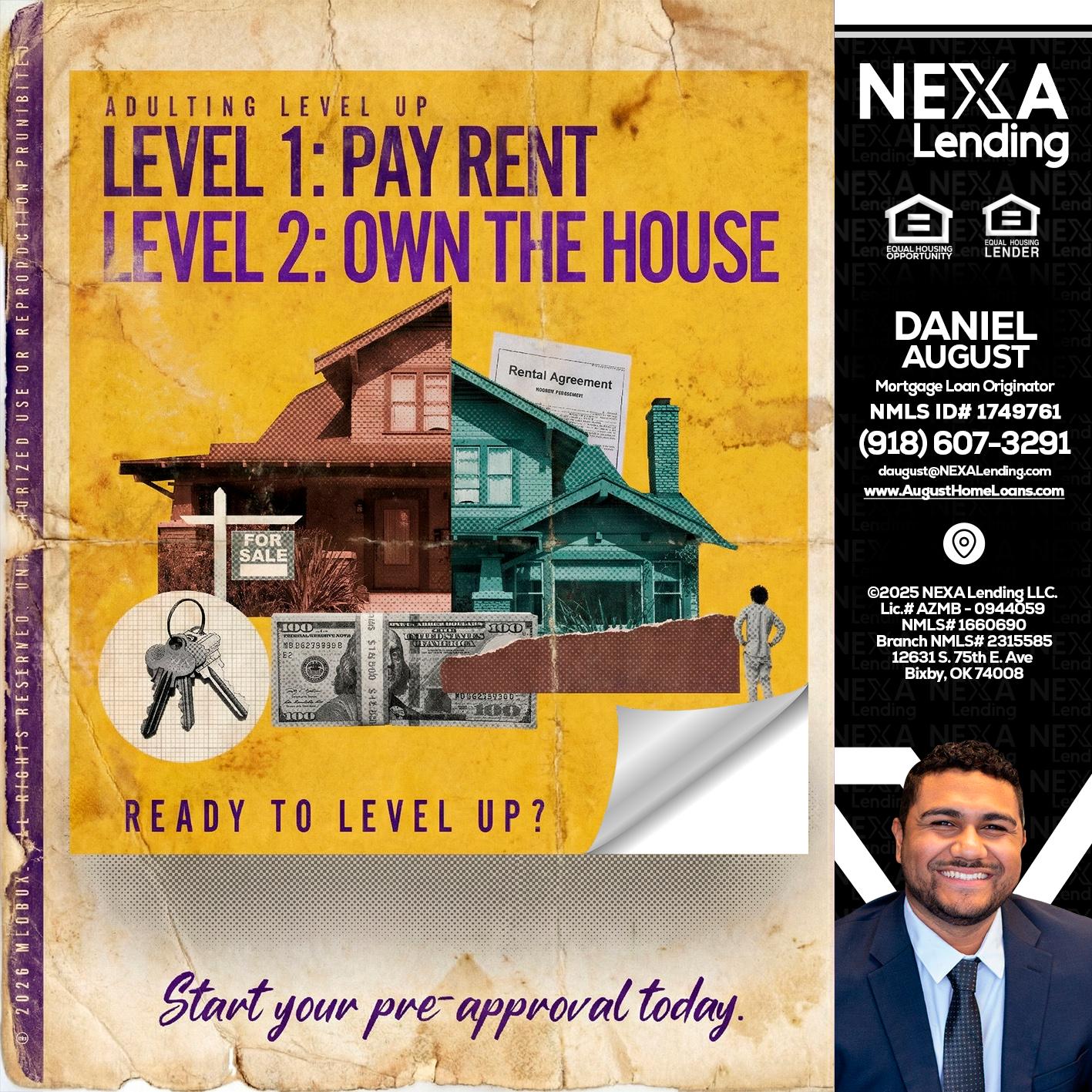 LEVEL 1 - Daniel August -Mortgage Loan Officer