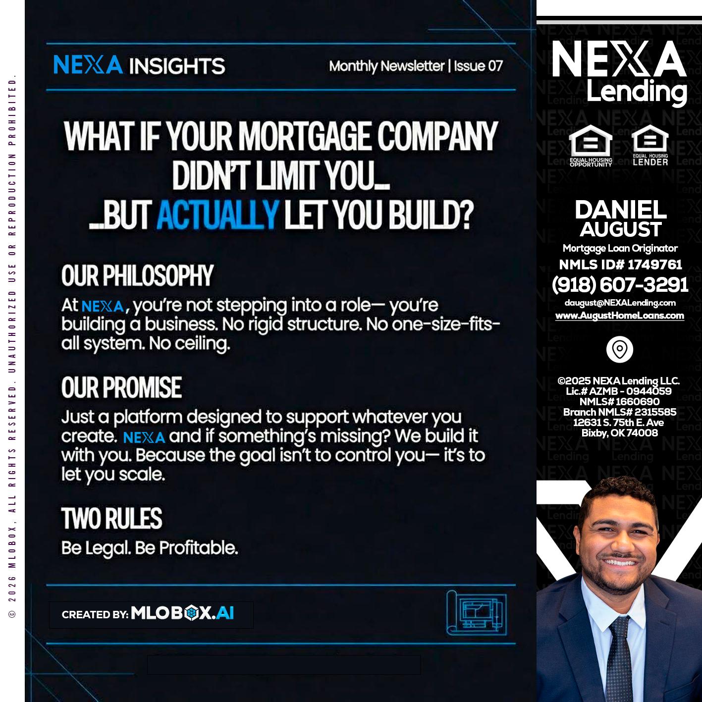 NEXA INSIGHTS - Daniel August -Mortgage Loan Officer